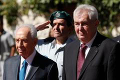 Miloš Zeman na návštěvě Izraele