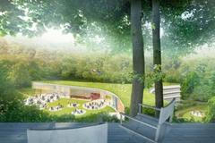 Vizualizace nové budovy velvyslanectví v USA