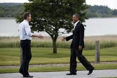Obama Cameron G8