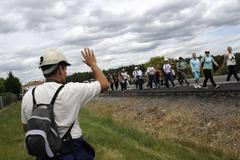Obrazem: Protesty horníků ve Španělsku