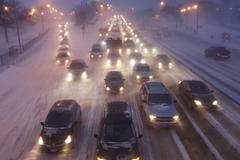 Sněhová bouře v USA