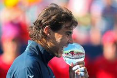 Rafael Nadal s titulem z Rogers Cupu
