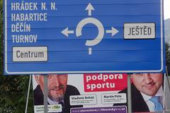 Předvolební plakáty v Liberci