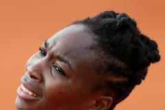 Smutná Venus Williamsová na French open 2013