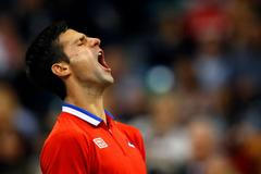 FOTO První den finále: Křičící Djokovič, spokojený Berdych