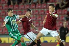 Fotbal, Sparta - Bohemians 1905: David Lafata (21) - Josef Jindřišek (4)