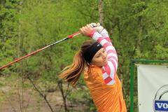 Klára Spilková na turnaji v Dýšině