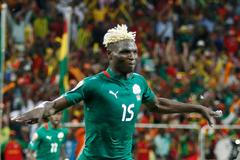 Burkina Faso - Ghana (radost hráče Burkiny Banceho)