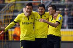 Nejlepší evropští kanonýři: Lewandowski, Grosskreutz a Schieber