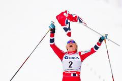 Norka Therese Johaugová po vítězném závodě v Oslu