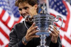 US Open (Rafael Nadal, radost, pohár)
