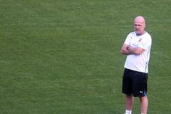 Fotbal, trénink reprezentace: Michal Bílek