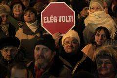 Maďaři vyšli kvůli vládě do ulic