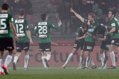 Fotbal, Gambrinus liga, Sparta - Jablonec: Tomáš Čížek (22) slaví gól