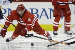 Vítězný gól Radka Dvořáka do sítě Philadelphie