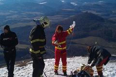 Na Chomutovsku se zranil paraglidista