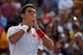Novak Djokovič slaví postup do finále US Open 2013