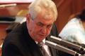 Prezident Zeman před poslanci