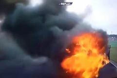 F1, VC Koreje 2013: Mark Webber, Red Bull (požár)