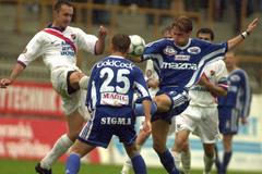 Marek Špilár, Radoslav Kováč a Patrik Siegl v zápase Olomouc - Ostrava