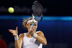 Lucie Šafářová na turnaji v Dubaji