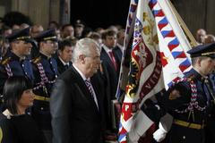 Fotky Reuters z inaugurace Miloše Zemana