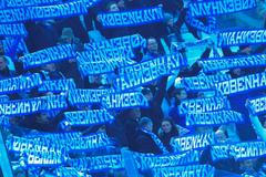 Fanoušci FC Kodaň na utkání Ligy mistrů proti Juventusu