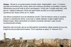 Zničené Aleppo
