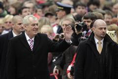 Fotky Reuters z inaugurace Miloše Zemana