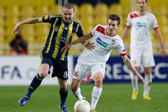 Fotbal Evropská liga, Fenerbahce - Plzeň: Caner Erkin - Vladimír Darida
