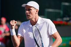 Tomáš Berdych slaví
