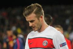 Fotbal, Barcelona - Paris St. Germain: smutný Beckham