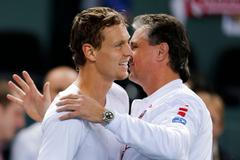 Tomáš Berdych a Lukáš Rosol v nejdelším zápase Davis Cupu