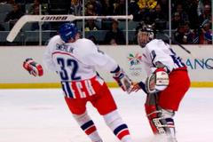 Nagano 1998, finále ČR-Rusko: Richard Šmehlík a Dominik Hašek