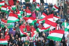 Fanoušci na utkání Česko - Maďarsko