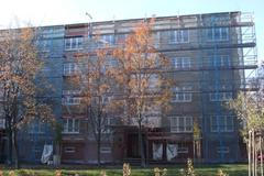 Zateplování paneláku v Kadani