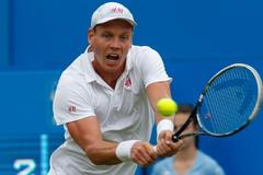 Tomáš Berdych na turnaji v londýnském Queen´s 2013