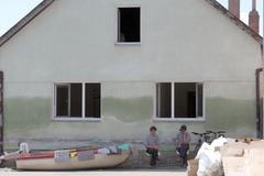 Hořín po povodních