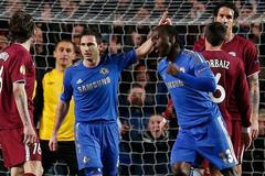 Fotbal, Evropská liga, Chelsea - Kazaň: Frank Lampard a Victor Moses