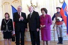 Zeman na návštěvě Slovenska