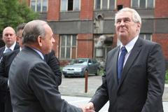 Miloš Zeman na návštěvě ve Zlínském kraji