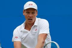Tomáš Berdych na turnaji v londýnském Queen´s 2013