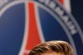 David Beckham na tiskové konferenci potvrzuje své angažmá v PSG