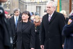 Inaugurace Miloše Zemana na Hradě