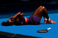 Zranění kotníku Sereny Williamsové