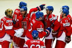 Hokej, MS 2013: Česko - Norsko: česká radost