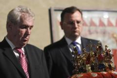 Korunovační klenoty a Miloš Zeman