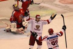 Hokej, EHT, Česko - Rusko: radost Ruska