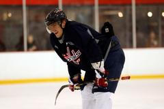 Alexandr Ovečkin trénuje ve Washigtonu