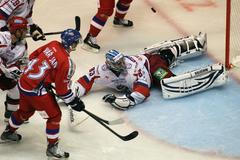 Hokej, EHT, Česko - Rusko: Jan Kovář - Vasilij Košečkin